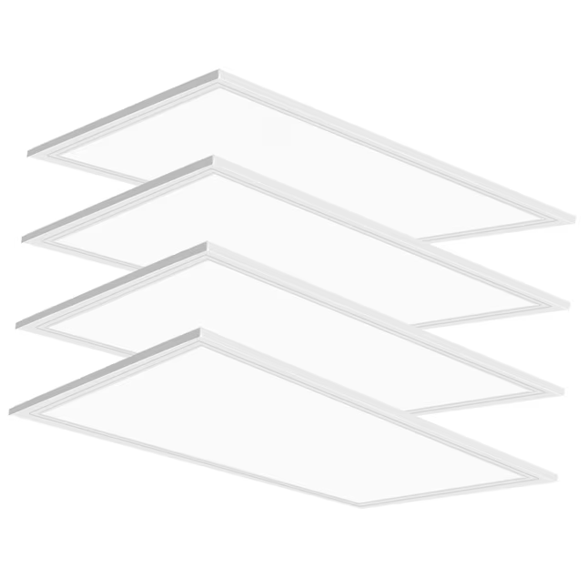 WYZM 24-in x 48-in Panel Light 4-Pack 400-sq ft Frosted Ceiling Light Panels