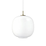 DLSS Lighting White Glass Globe Simple Style Lighting Pendant Lamp