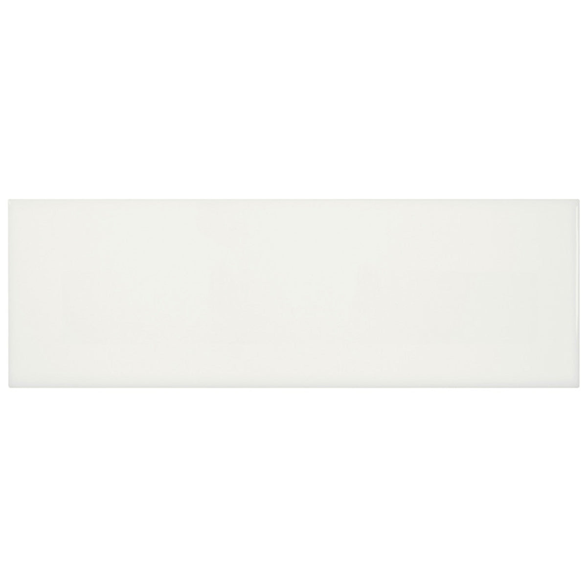 Bond Tile Turbine White Canvas 4x12 Ceramic Tile