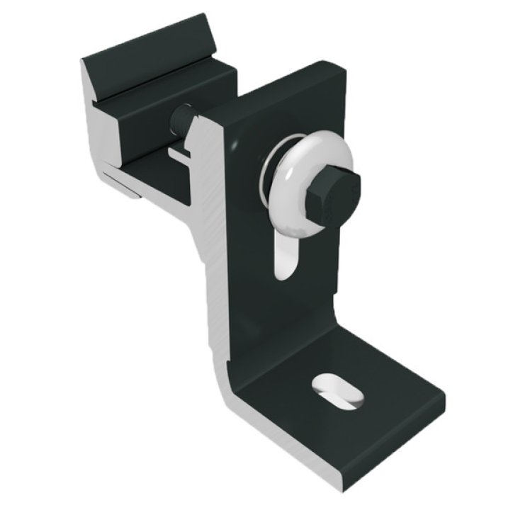 SnapNrack Ultra Rail All Purpose L Foot Black