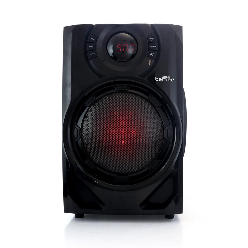 5.1-Channel Surround Sound Bluetooth Speaker System in Black - Super Arbor