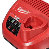 M12 12-Volt Lithium-Ion Cordless Copper Tubing Cutter Kit W/ 1000 Lumens M12 Flood Light - Super Arbor