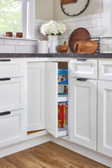 Rev-A-Shelf 2-Tier Plastic Pie-Cut Cabinet Lazy Susan