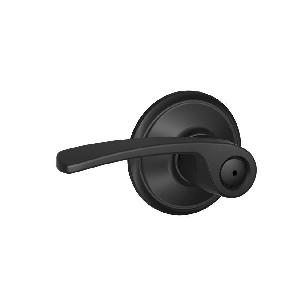 Merano Satin Nickel Privacy Bed/Bath Door Lever - Super Arbor