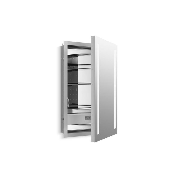 Verdera 20 in. W x 30 in. H Surface-Mount Lighted Medicine Cabinet