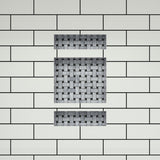 Redi Niche 16 in. x 26 in. Triple Shower Niche Set in Black - Super Arbor