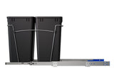 Rev-A-Shelf 27-Quart Plastic Soft Close Pull Out Trash Can
