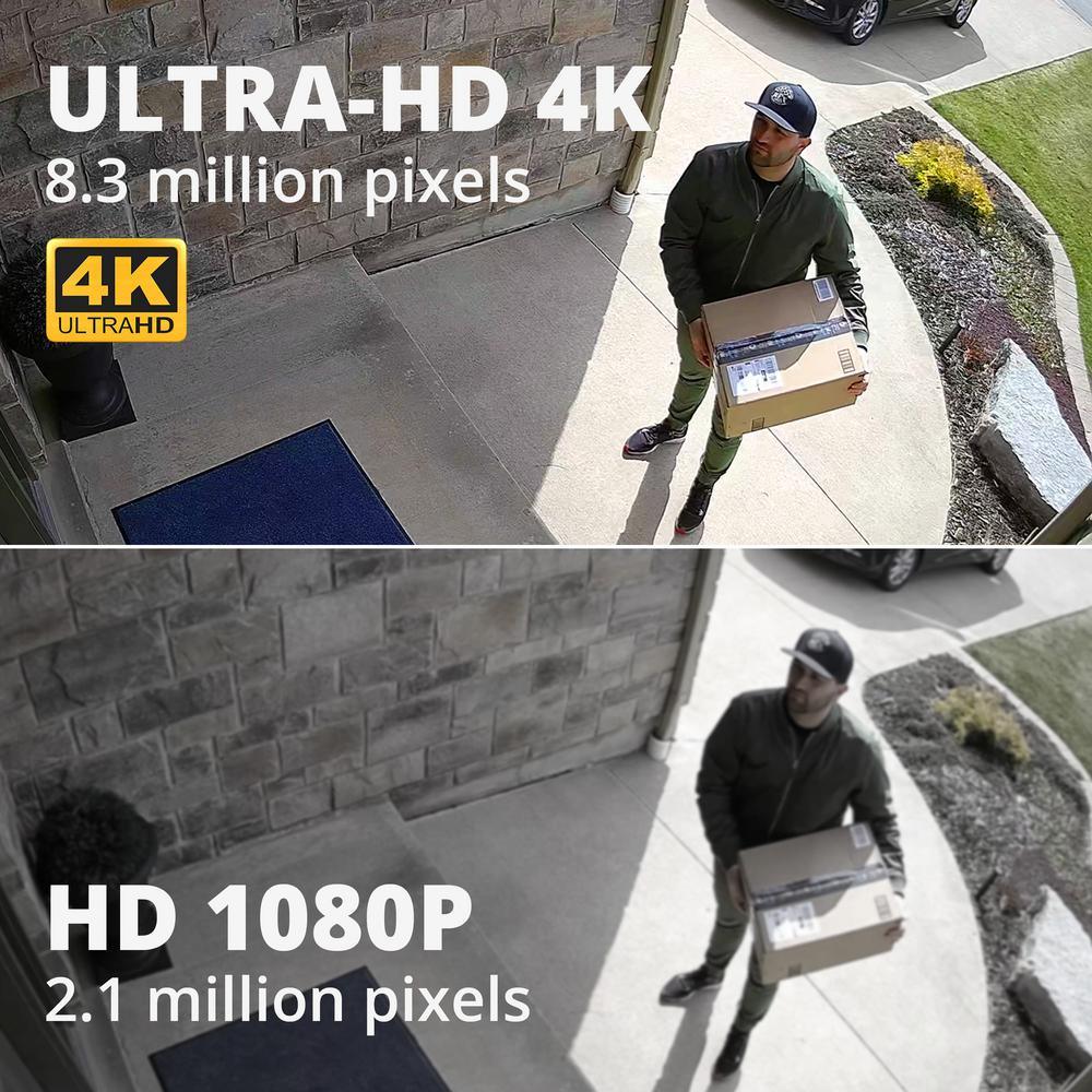 8-Channel Ultra HD 4K (8MP) 2TB DVR Security Camera System with Remote Viewing and 8 Cameras - Super Arbor