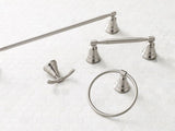 Moen Halle 18-in Spot Resist Brushed Nickel Wall Mount Single Towel Bar