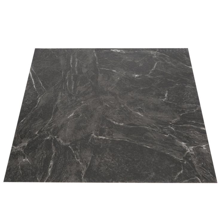 TrafficMASTER Black Marble 12 in. x 12 in. Peel and Stick Vinyl Tile (30 sq. ft. / case)