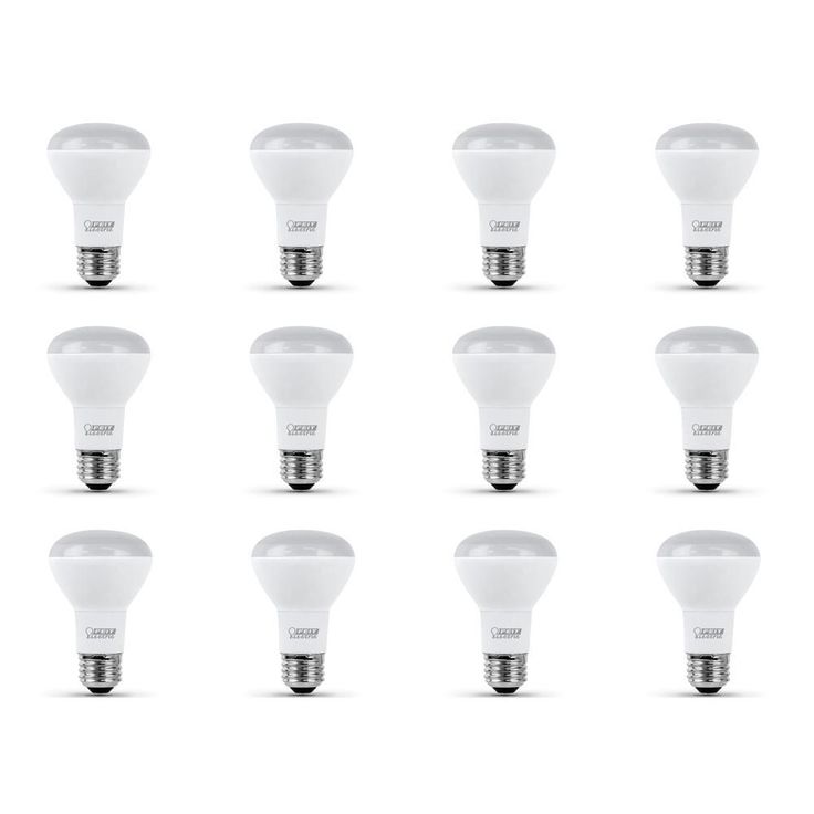 Feit Electric 45-Watt Equivalent R20 Dimmable CEC Title 24 Compliant LED ENERGY STAR 90+ CRI Flood Light Bulb, Soft White (12-Pack)
