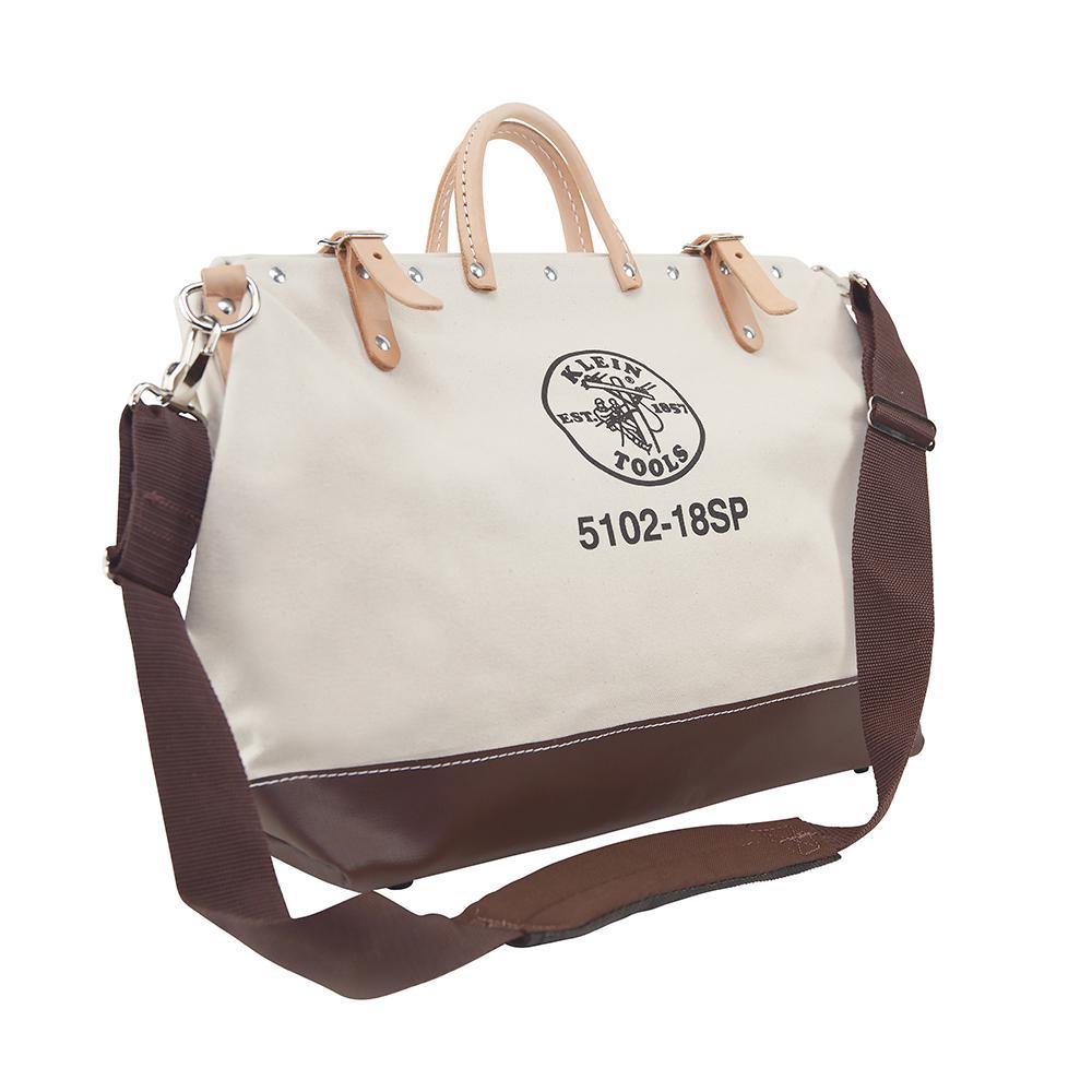 Deluxe Tool Bag, Canvas, 13 Pockets, 18-Inch - Super Arbor