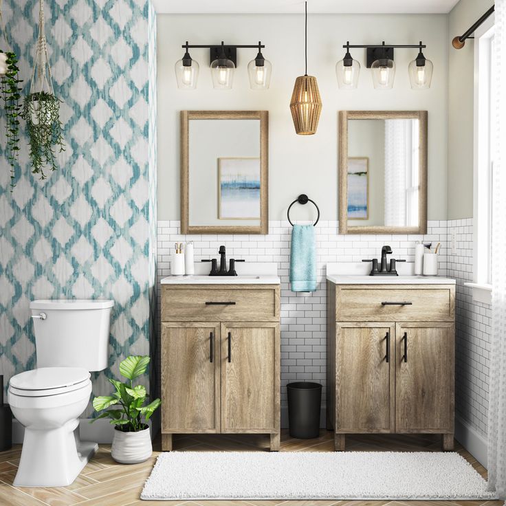 Style Selections Dolton 24-in Natural Oak Undermount Single Sink Bathroom Vanity with White Engineered Marble Top (Mirror Included)