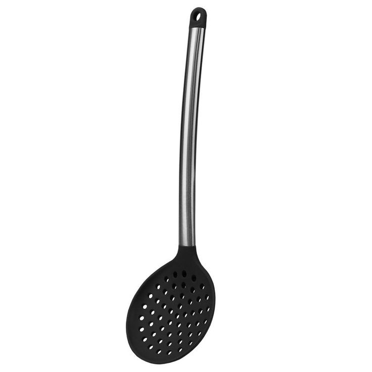 Black Stainless Steel Silicone Skimmer