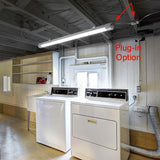 4 ft. Vapor Tight Water Tight Strip Light Plug-in Direct Wire Integrated LED Wraparound Light 3600 Lumens 4000K