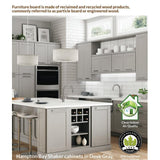 Hampton Assembled 24x34.5x24 in. Drawer Base Kitchen Cabinet in Unfinished Beech - Super Arbor