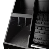 36 in. 1-Drawer Black Steel Portable Shop Tool Box with Cylinder Lock - Super Arbor