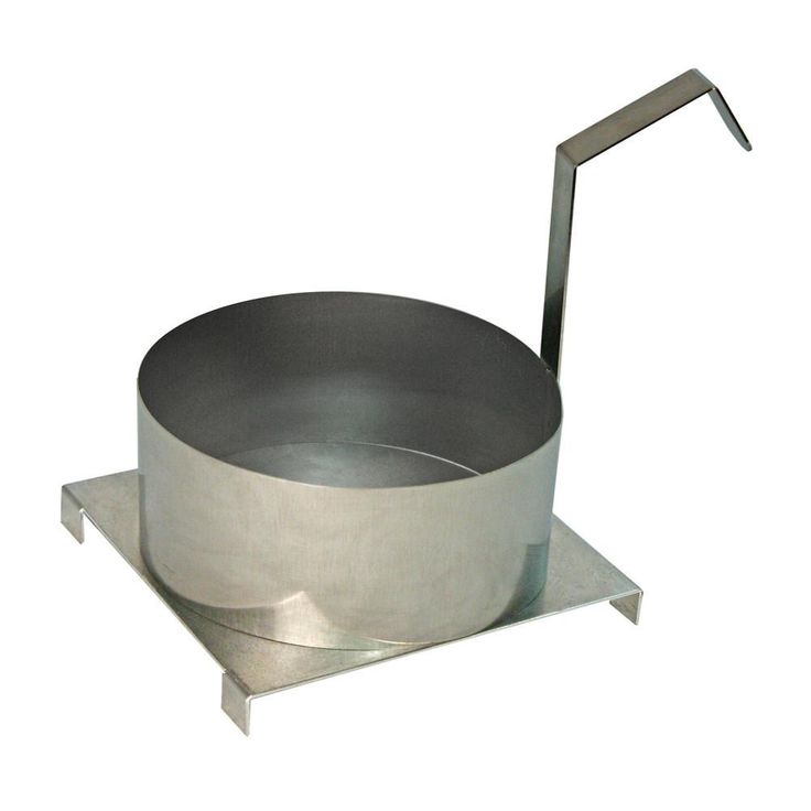8 in. Funnel Cake Mold Ring with Base Plate