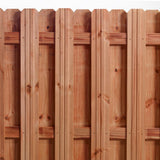 1 in. x 6 in. x 6 ft. Pressure-Treated Cedar-Tone Pine Moulded Fence Picket (6-Pack) - Super Arbor