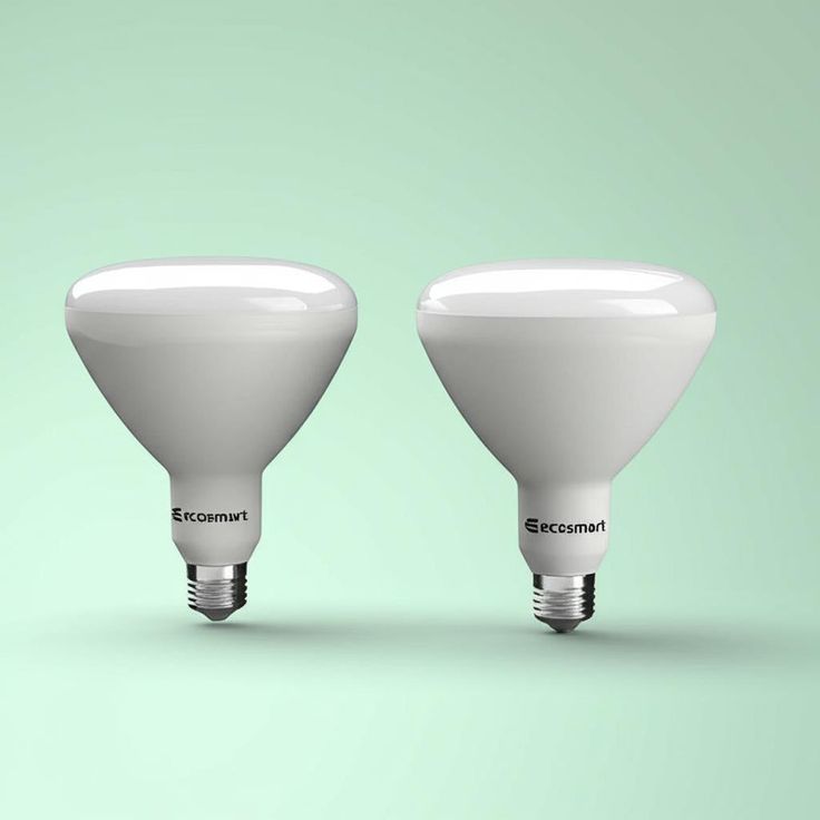 EcoSmart 75-Watt Equivalent BR40 Dimmable LED Light Bulb, Soft White, 6-Pack