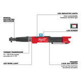 Milwaukee M12 FUEL ONE-KEY 12V Brushless 3/8 in. Digital Torque Wrench (Tool-Only), 10–100 ft-lbs