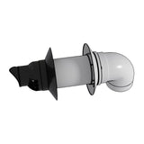 3 in. / 5 in. x 21 in. Plastic Condensing Horizonatal Termination Vent Kit for Rinnai SE and SE+ Tankless Water Heaters - Super Arbor
