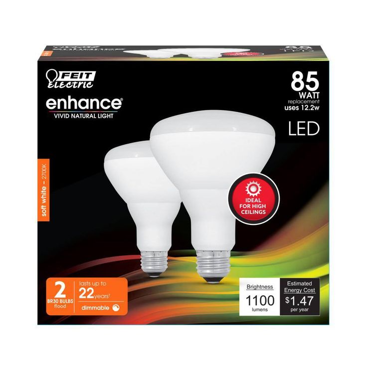 Feit Electric 85-Watt Equivalent BR30 Dimmable CEC Title 20 Compliant LED ENERGY STAR 90+ CRI Flood Light Bulb, Soft White (24-Pack)