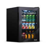 NewAir 90-Can Capacity (2.2-cu ft) Residential Black Built-In/Freestanding Beverage Center