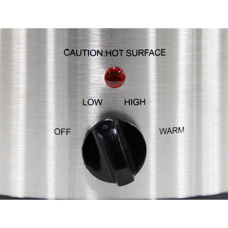 Gourmet 1.5 Qt. Stainless Steel Mini Slow Cooker