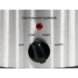 Gourmet 1.5 Qt. Stainless Steel Mini Slow Cooker