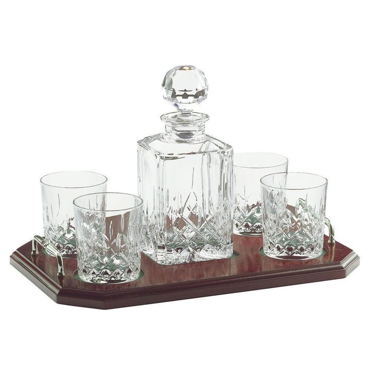 Longford Square Decanter Tray Set