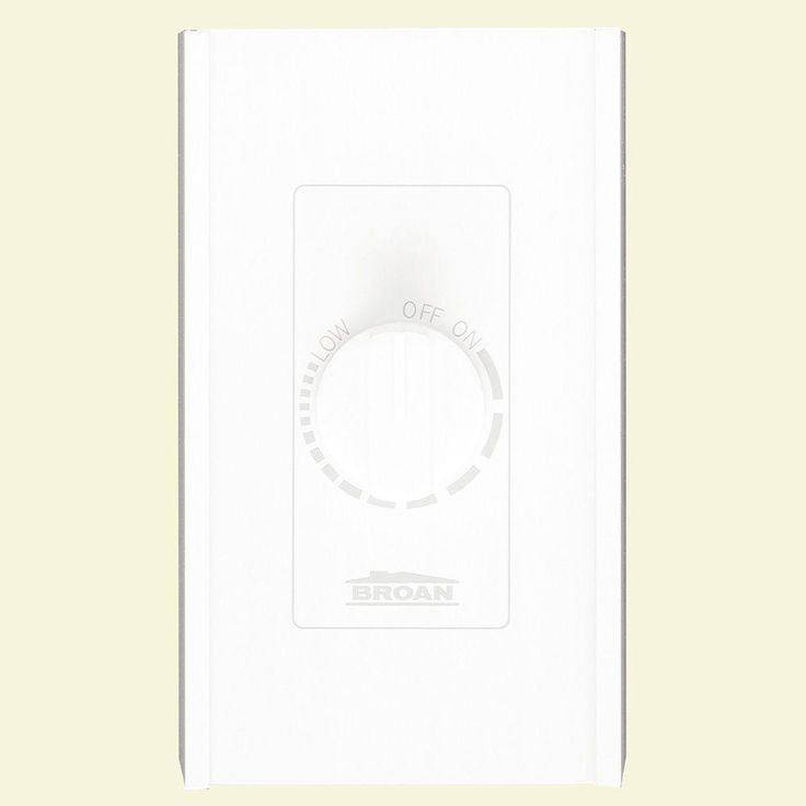 Broan-NuTone Ivory Electronic Variable Speed Wall Control