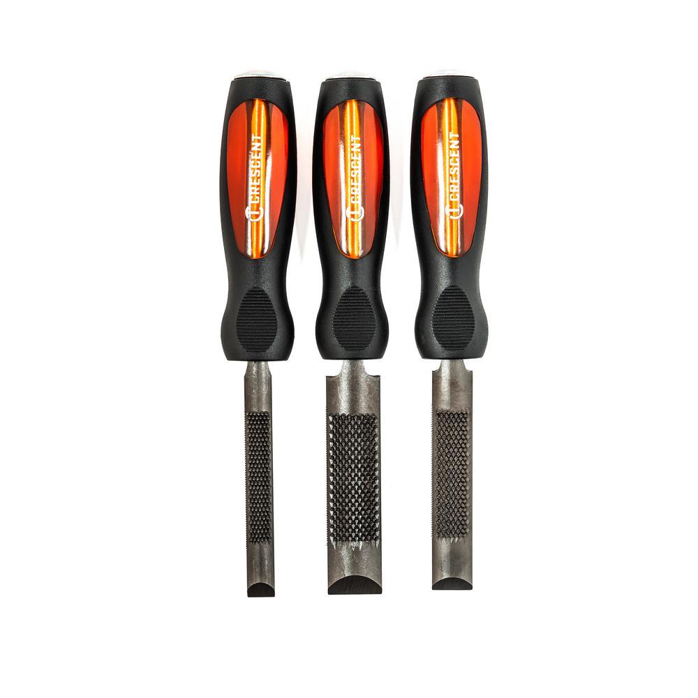 Wood Chuck Chisel/Rasp Set (3-Piece) - Super Arbor
