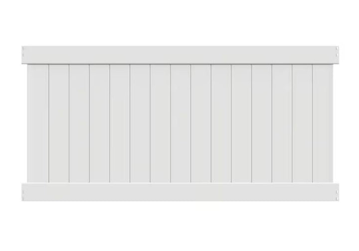 Freedom Ready-to-Assemble Bolton 4-ft H x 8-ft W White Vinyl Flat-Top Vinyl Fence Panel