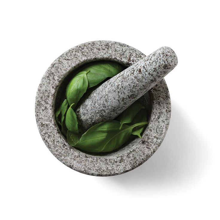 6 in. x 4.3 in. Granite Mortar and Pestle
