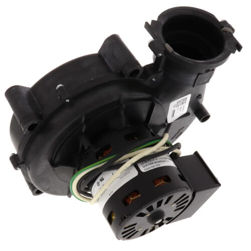 Fasco A158 blower motor - side view (Type: Permanent Split Capacitor; Voltage: 115V)