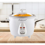 6-Cup (uncooked) White Rice Cooker Steamer
