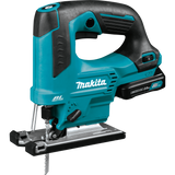 Makita 12V Max CXT Lithium‑Ion Brushless Cordless Top Handle Jig Saw Kit, 2.0Ah (VJ06R1J)