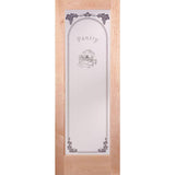 30 in. x 80 in. Pantry Smooth 1 Lite Primed MDF Interior Door Slab - Super Arbor
