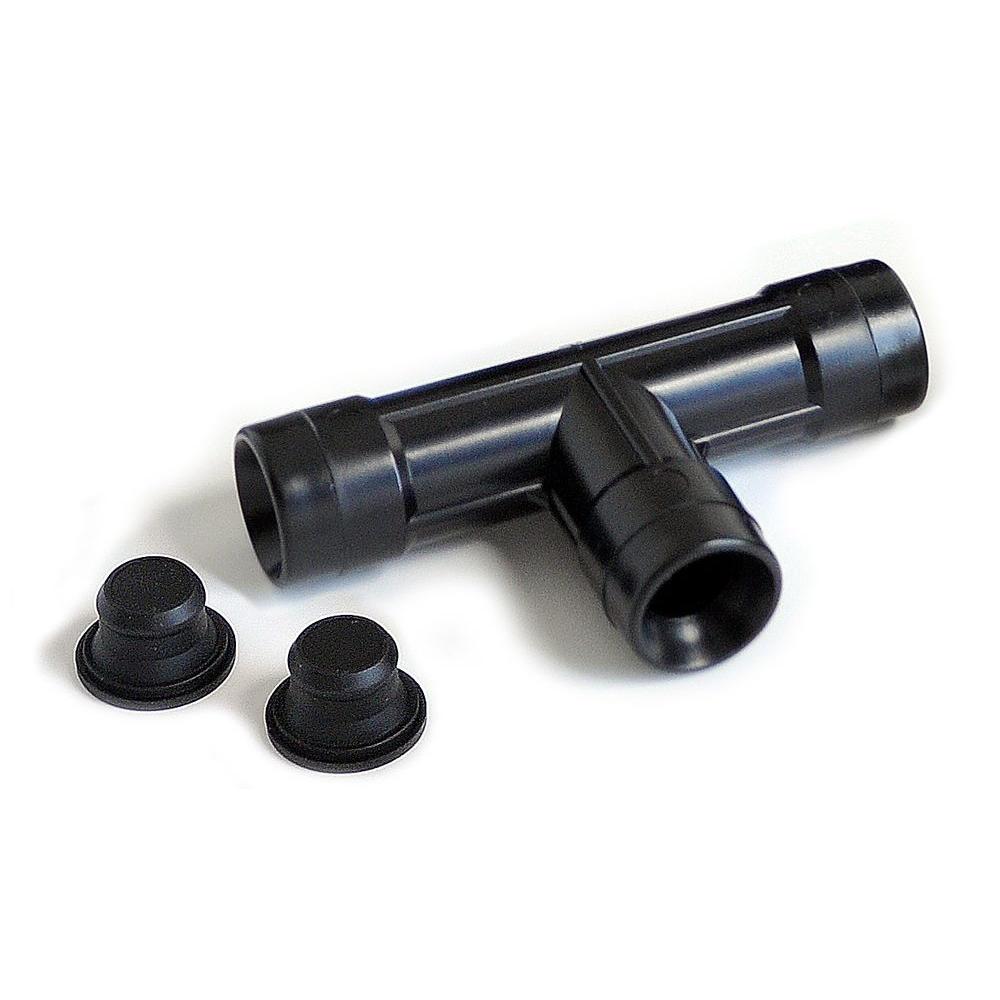 3/8 in. T Connector with 2 Plugs - Super Arbor