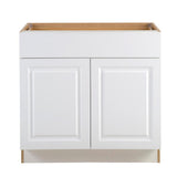 Benton Assembled 12x34.5x24.5 in. Base Cabinet with Soft Close Full Extension Drawer in White - Super Arbor