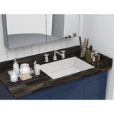 49 in. x 24 in. x 1 in. Acacia Vanity Top with Backsplash, Espresso - Super Arbor