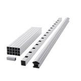 ArmorGuard Classic 94 in. White Composite Rail Kit - Super Arbor