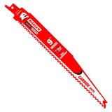 12 in. 6/9 TPI Carbide-Tipped Demo Demon Nail-Embedded Wood Cutting Reciprocating Saw Blade - Super Arbor