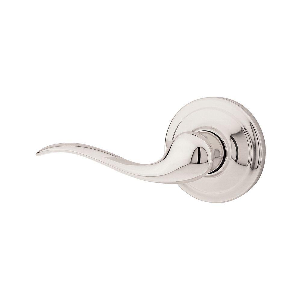 Tustin Satin Nickel Left-Handed Half-Dummy Door Lever with Microban Antimicrobial Technology - Super Arbor