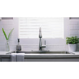 Nottely Touchless Single-Handle Pull-Down Kitchen Faucet with TurboSpray and FastMount in Stainless Steel - Super Arbor