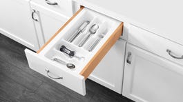 Rev-A-Shelf 21.25-in x 17.5-in Plastic Cutlery Insert Drawer Organizer