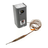 Johnson Controls A19ABA-45C temperature controller - detail view (Differential: Adjustable; Application: Remote Bulb Temperature)