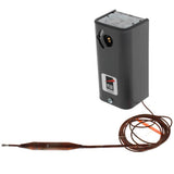Johnson Controls A19ABA-45C temperature controller - front view (Differential: Adjustable; Application: Remote Bulb Temperature)