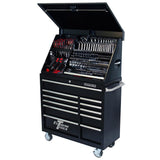 41 in. 0-Drawer Portable Workstation Top Chest in Textured Black - Super Arbor